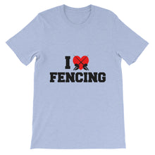 I Love Fencing t-shirt