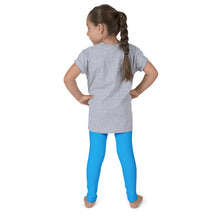 Cyan Kid's leggings