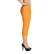 Orange Capri Leggings