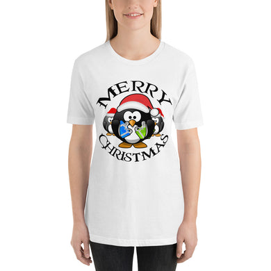 Merry Christmas Penguins Short-Sleeve Unisex T-Shirt