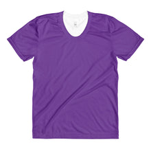 Purple women’s crew neck t-shirt