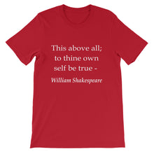 To thine own self be true t-shirt