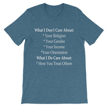 What I Care About t-shirt