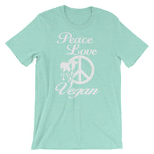 Peace Love Vegan t-shirt
