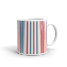 Red, White, and Blue Pattern Mug