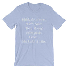 Water and Coffee t-shirt