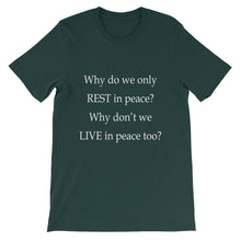 Live in Peace t-shirt