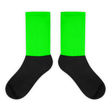 Green foot socks