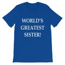 World's Greatest Sister t-shirt