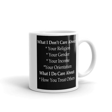 What I Care About Mug