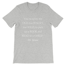 Read to a child t-shirt