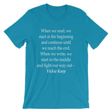 When we write t-shirt
