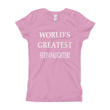 Girl's T-Shirt - World's Greatest Step-Daughter