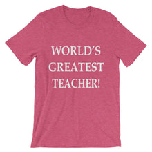 World's Greatest Teacher t-shirt