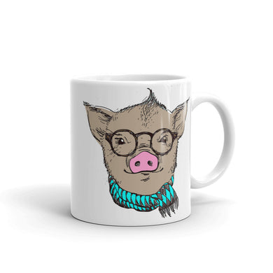 Hipster Pig Mug