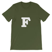 F Short-Sleeve Unisex T-Shirt