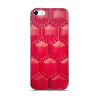 Red Pattern iPhone 5/5s/Se, 6/6s, 6/6s Plus Case