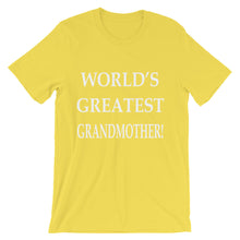 World's Greatest Grandmother t-shirt