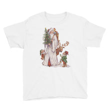 Vintage Father Christmas Youth Short Sleeve T-Shirt