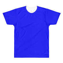 Blue men’s crewneck t-shirt