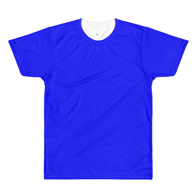 Blue men’s crewneck t-shirt