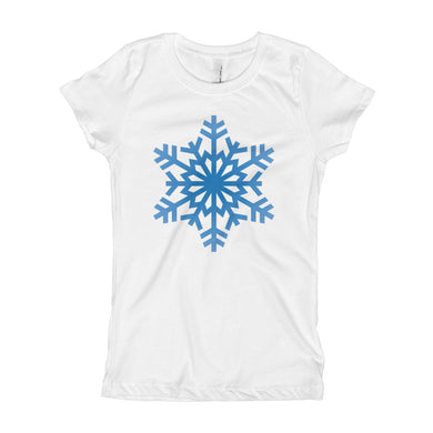 Girl's T-Shirt - Snowflake.