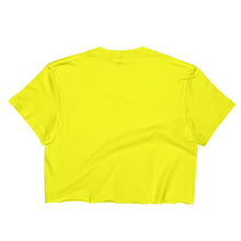 Yellow Ladies Crop Top