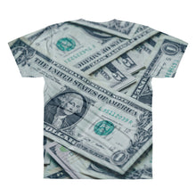 Paper Money Sublimation men’s crewneck t-shirt