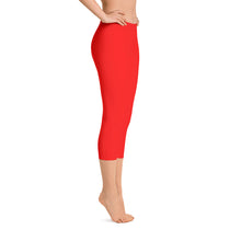 Red Capri Leggings