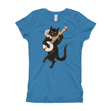 Girl's T-Shirt - Banjo Cat