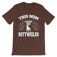 This Mom Loves Her Rottweiler t-shirt