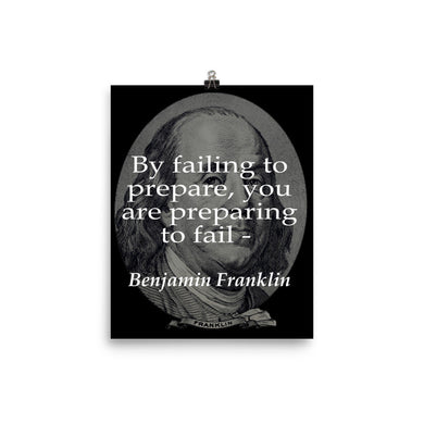 Failing to prepare poster