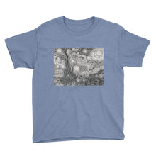 Starry Night Youth Short Sleeve T-Shirt