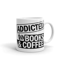Addicted to Books and Coffee Mug