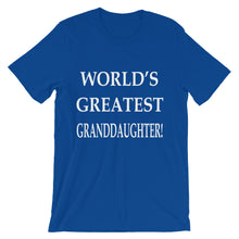 World's Greatest Granddaughter t-shirt