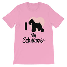 I Love My Schnauzer t-shirt