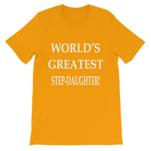 World's Greatest Step-Daughter t-shirt