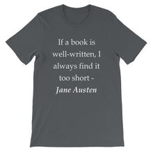 If a book is well-written t-shirt