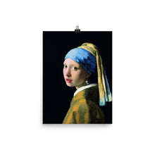 Girl with a pearl earring poster