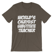 World's Okayest Substitute Teacher t-shirt