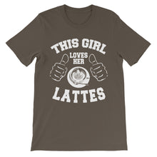 This Girl Loves Her Lattes t-shirt