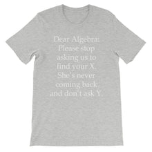 Dear Algebra t-shirt
