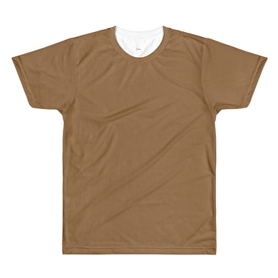 Brown men’s crewneck t-shirt