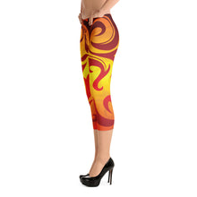 Pattern Capri Leggings