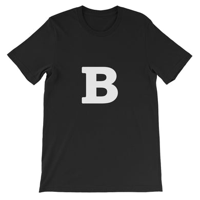 B Short-Sleeve Unisex T-Shirt