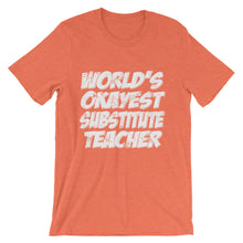 World's Okayest Substitute Teacher t-shirt