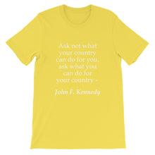 Ask what you can do for your country t-shirt