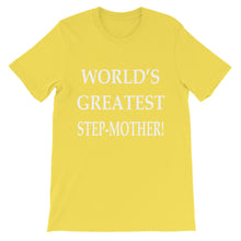 World's Greatest Step-Mother t-shirt