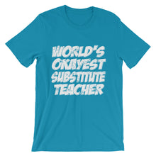 World's Okayest Substitute Teacher t-shirt