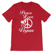 Peace Love Vegan t-shirt